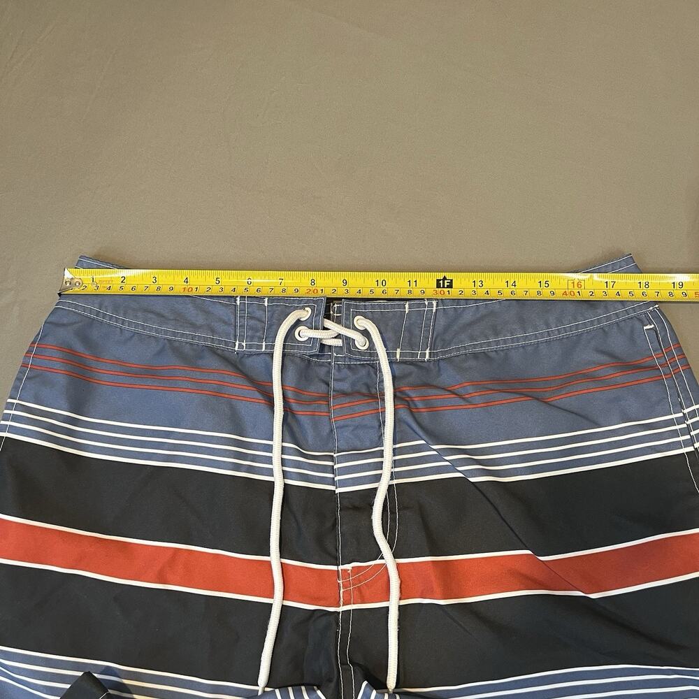 Gap Striped Board Swim Shorts Trunks Mens Large 9" Inseam - Picture 5 of 8